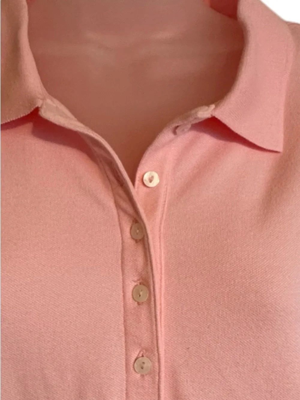 NWT Soft Light Pink Polo Top  XLARGE    #12 - Picture 2 of 10